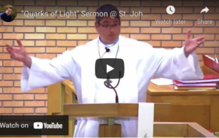 Pastor Ben Kifer at St. John’s Lutheran