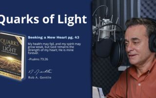 Thumbnail of Quarks of Light Audiobook Excerpt- Seeking a New Heart Pg. 43 (Part 2) with rob's image wearing an orange buttoned down shirt